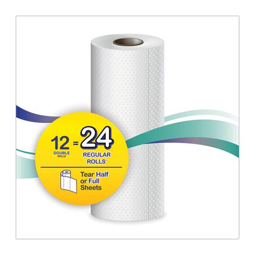 Premium Kitchen Roll Towels, 2-Ply, 11 x 6, White, 110/Roll, 12 Rolls/Carton. Picture 2