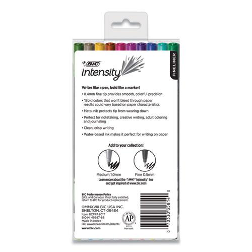 Intensity Porous Point Pen, Stick, Fine 0.4 mm, Assorted Ink and Barrel Colors, 20/Pack. Picture 3