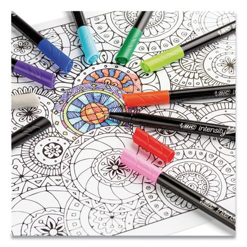 Intensity Porous Point Pen, Stick, Fine 0.4 mm, Assorted Ink and Barrel Colors, 20/Pack. Picture 5