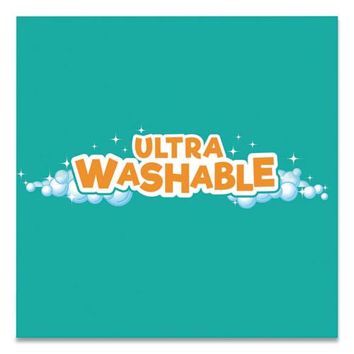 Kids Ultra Washable Markers, Plastic Tube, Medium Bullet Tip, Assorted Colors, 20/Pack. Picture 5