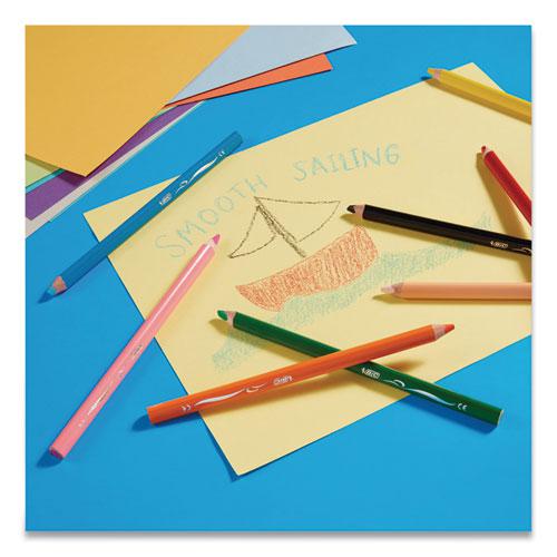 Kids Coloring Combo Pack in Durable Case, 12 Each: Colored Pencils, Crayons, Markers. Picture 4