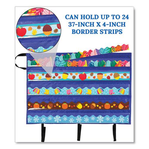 Border Storage Pocket Chart, Blue/Clear, 41" x 24.5". Picture 5