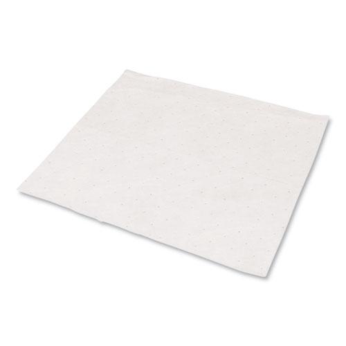 TASKBrand Industrial Oil Only Sorbent Pad, 0.21 gal, 15 x 18, 100/Carton. Picture 1