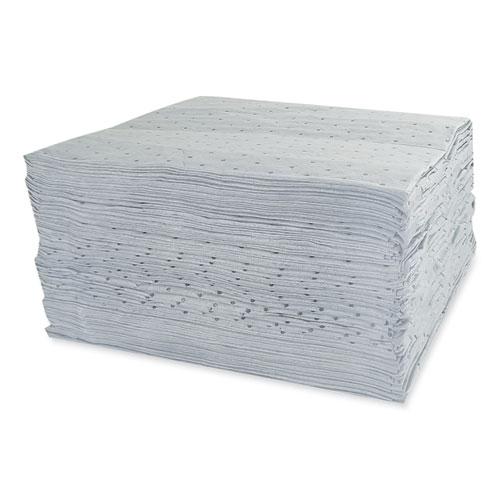 TASKBrand All Sorb Industrial Sorbent Pad, 0.22 gal, 15 x 18, 100/Pack. Picture 2