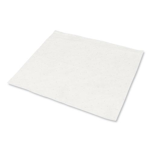 TASKBrand Industrial Oil Only Sorbent Pad, 0.17 gal, 15 x 18, 100/Carton. Picture 1
