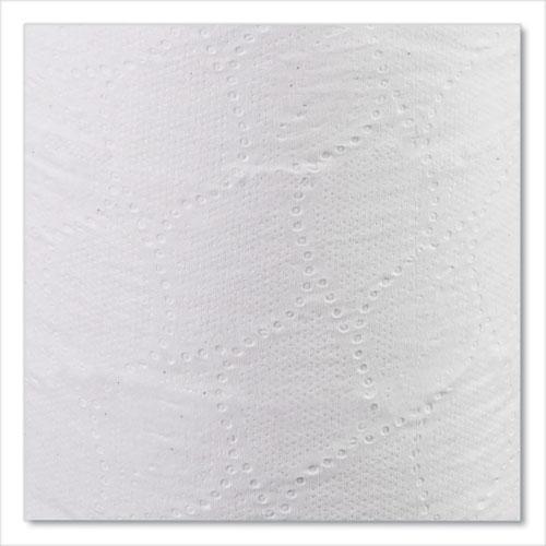 2-Ply Toilet Tissue, Septic Safe, White, 4.5 x 4.5, 500 Sheets/Roll, 96 Rolls/Carton. Picture 5