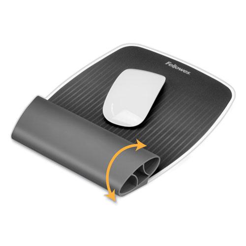 I-Spire Wrist Rocker Mouse Pad with Wrist Rest, 7.81 x 10, Gray. Picture 5