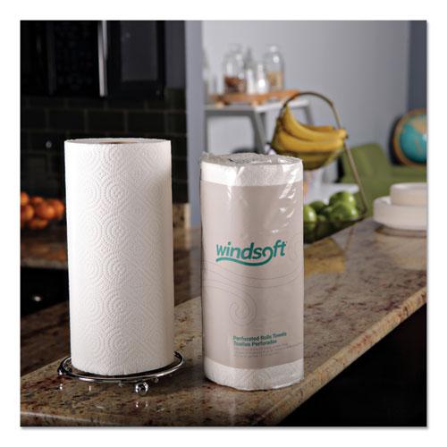 Kitchen Roll Towels, 2-Ply, 11 x 8.5, White, 85/Roll, 30 Rolls/Carton. Picture 4