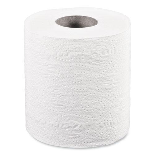 Bath Tissue, Septic Safe, Individually Wrapped Rolls, 2-Ply, White, 500 Sheets/Roll, 48 Rolls/Carton. Picture 2