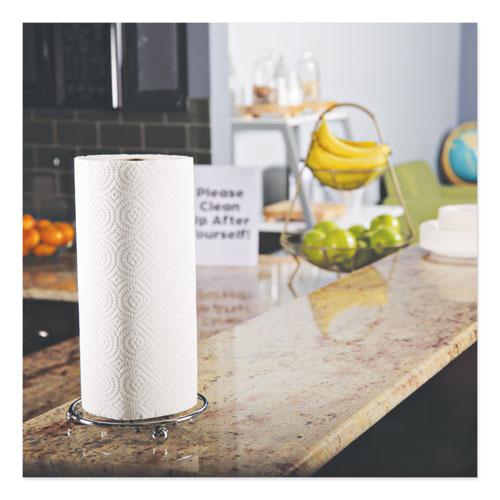 Kitchen Roll Towels, 2-Ply, 11 x 8.5, White, 85/Roll, 30 Rolls/Carton. Picture 5