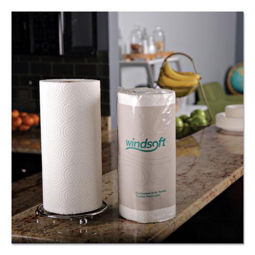 Kitchen Roll Towels, 2-Ply, 11 x 8.8, White, 100/Roll, 30 Rolls/Carton. Picture 6