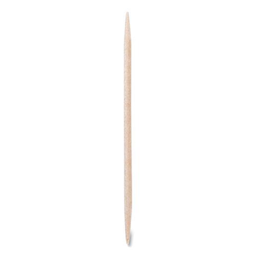 Round Wood Toothpicks, 2.5", Natural, 800/Box, 24 Boxes/Carton. Picture 2