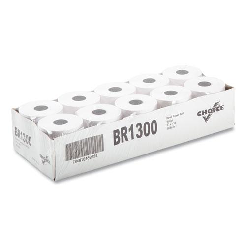Register Rolls, 3" x 150 ft, White, 30/Carton. Picture 4