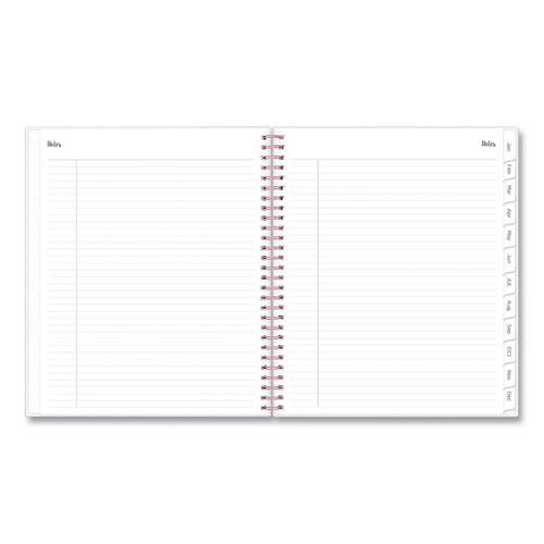 Joselyn Monthly Wirebound Planner, Joselyn Floral Artwork, 10 x 8, Pink/Peach/Black Cover, 12-Month (Jan to Dec): 2023. Picture 5