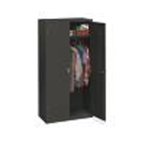 Assembled Storage Cabinet, 36w x 18.13d x 71.75h, Charcoal. Picture 2