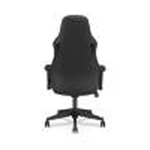 Ryder Executive High-Back Leather Chair, Supports Up to 250 lb, 18.9" Seat Height, Black. Picture 6