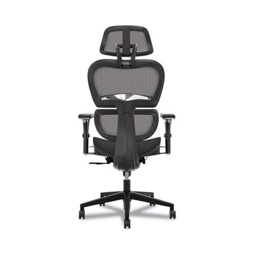 Neutralize High-Back Mesh Task Chair, Supports Up to 250 lb, 18.75" Seat Height, Black. Picture 6