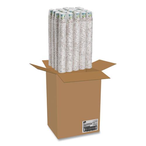 PerfecTouch Paper Hot Cups, 12 oz, Coffee Haze Design, Individually Wrapped, 1,000/Carton. Picture 1