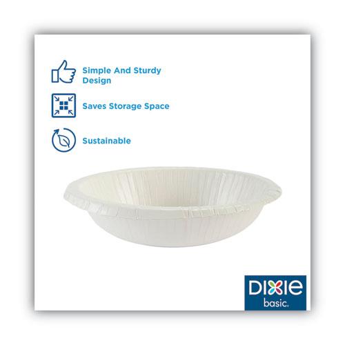 Everyday Disposable Dinnerware, Individually Wrapped, Bowl, 12 oz, White, 500/Carton. Picture 3