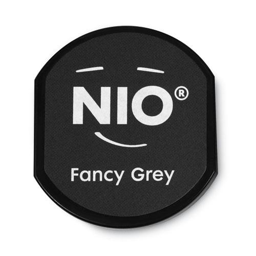 Ink Pad for NIO Stamp with Voucher, 2.75" x 2.75", Fancy Gray. Picture 1