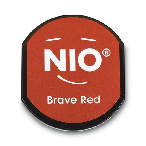 Ink Pad for NIO Stamp with Voucher, 2.75" x 2.75", Brave Red. Picture 1