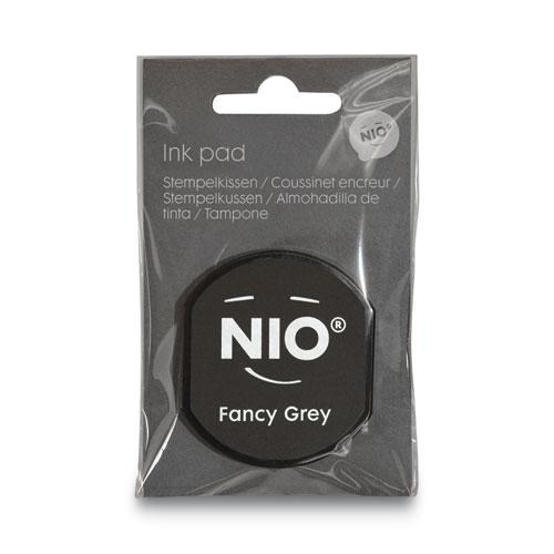 Ink Pad for NIO Stamp with Voucher, 2.75" x 2.75", Fancy Gray. Picture 2