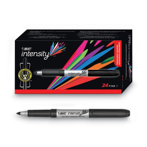 Intensity Fine Tip Permanent Marker Value Pack, Fine Bullet Tip, Black, 24/Pack. Picture 5