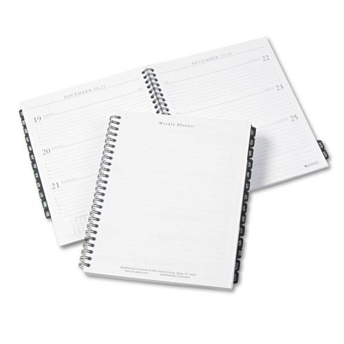 Executive Weekly/Monthly Planner Refill with Hourly Appointments, 8.75 x 6.88, White Sheets, 12-Month (Jan to Dec): 2024. Picture 1