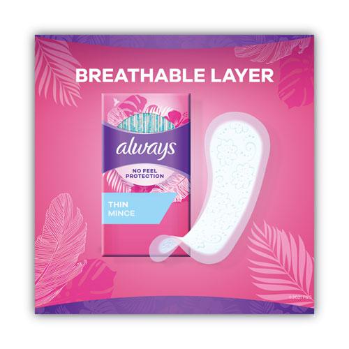 Thin Daily Panty Liners, Regular, 120/Pack, 6 Packs/Carton. Picture 2