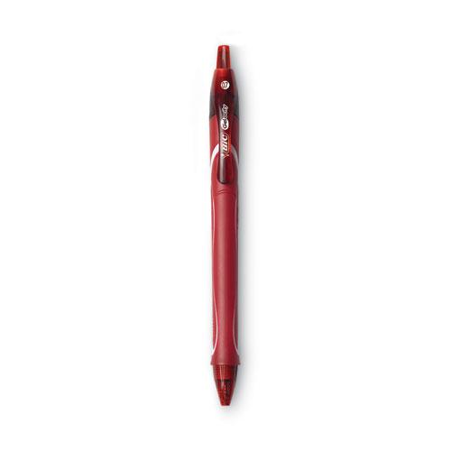 Gel-ocity Quick Dry Gel Pen, Retractable, Fine 0.7 mm, Three Assorted Ink and Barrel Colors, Dozen. Picture 5