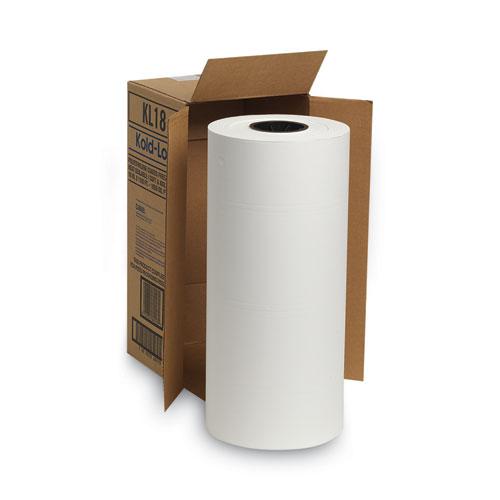 Kold-Lok Polyethylene-Coated Freezer Paper Roll, 18" x 1,100 ft, White. Picture 3