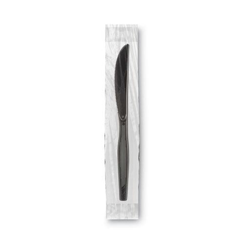 Grab’N Go Wrapped Cutlery, Knives, Black, 90/Box, 6 Box/Carton. Picture 2