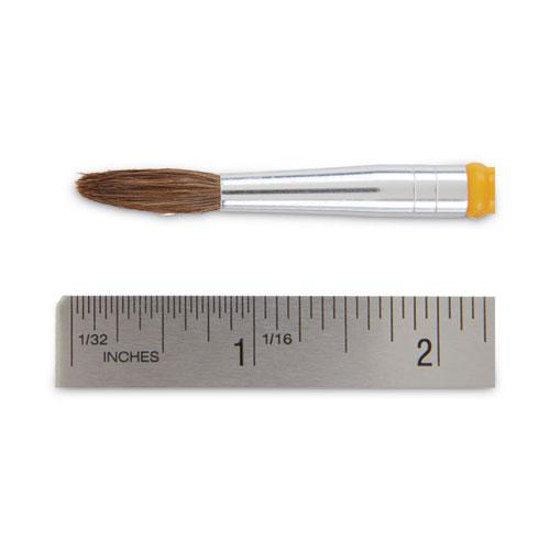 Watercolor Brush Set, Size 7, Camel-Hair Blend, Round Profile, 3/Pack. Picture 2