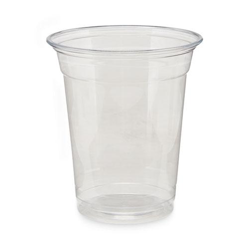 Clear Plastic PETE Cups, 12 oz, 25/Sleeve, 20 Sleeves/Carton. Picture 2