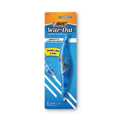 Wite-Out Brand Exact Liner Correction Tape, Non-Refillable, Blue, 1/5" x 236". Picture 2