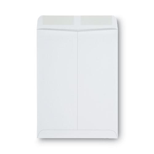 Catalog Envelope, 28 lb Bond Weight Paper, #10 1/2, Square Flap, Gummed Closure, 9 x 12, White, 100/Box. Picture 2