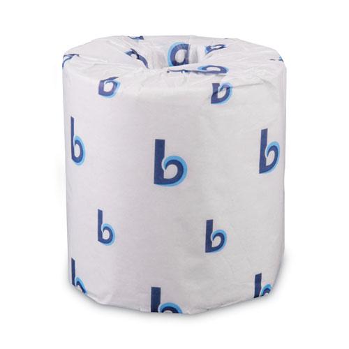 2-Ply Toilet Tissue, Septic Safe, White, 125 ft Roll Length, 500 Sheets/Roll, 96 Rolls/Carton. The main picture.