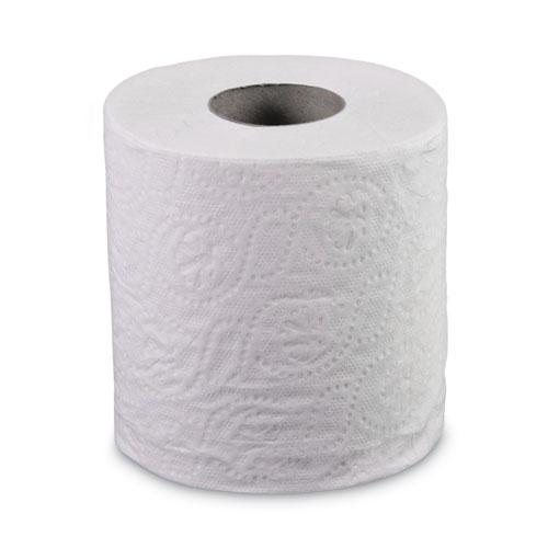 2-Ply Toilet Tissue, Septic Safe, White, 156.25 ft Roll Length, 500 Sheets/Roll, 96 Rolls/Carton. Picture 2