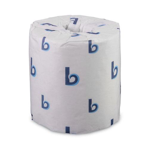 2-Ply Toilet Tissue, Septic Safe, White, 156.25 ft Roll Length, 500 Sheets/Roll, 96 Rolls/Carton. Picture 1
