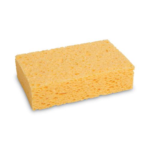 Medium Cellulose Sponge, 3.67 x 6.08, 1.55" Thick, Yellow, 24/Carton. Picture 1