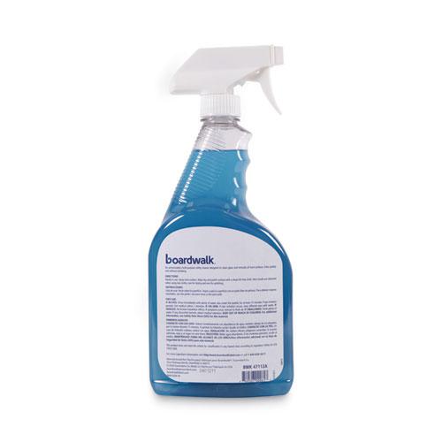 Industrial Strength Glass Cleaner with Ammonia, 32 oz Trigger Spray Bottle, 12/Carton. Picture 3