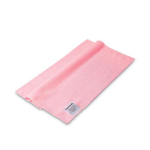 Microfiber Cleaning Cloths, 16 x 16, Pink, 24/Pack. Picture 1