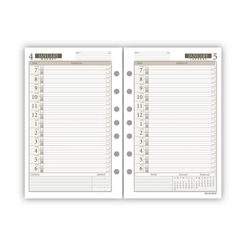 1-Page-Per-Day Planner Refills, 8.5 x 5.5, White Sheets, 12-Month (Jan to Dec): 2023. Picture 2