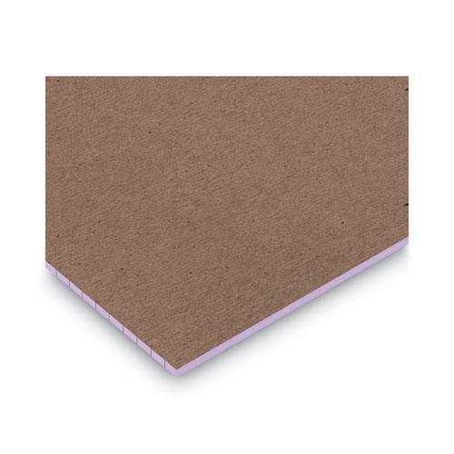 Colored Perforated Ruled Writing Pads, Narrow Rule, 50 Orchid 5 x 8 Sheets, Dozen. Picture 6