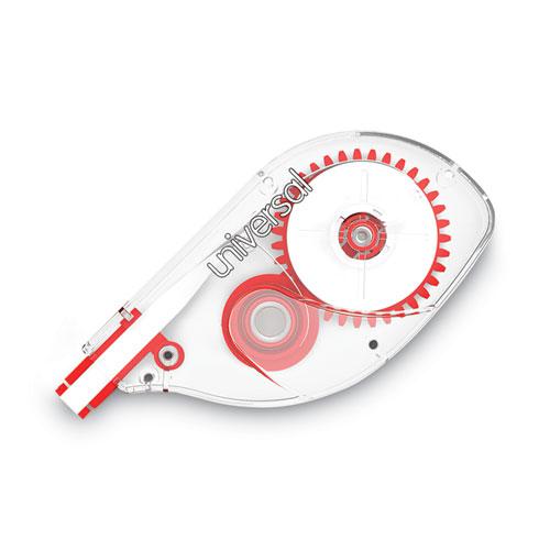 Side-Application Correction Tape, Transparent Red Applicator, 0.2" x 393", 6/Pack. Picture 1