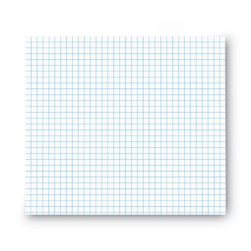 Quadrille-Rule Glue Top Pads, Quadrille Rule (4 sq/in), 50 White 8.5 x 11 Sheets, Dozen. Picture 5