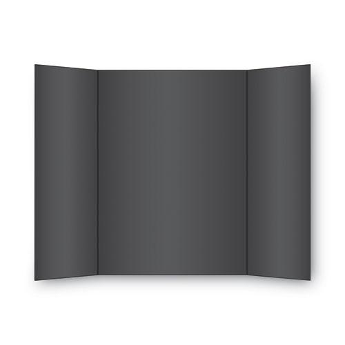 Two Cool Tri-Fold Poster Board, 36 x 48, Black/White, 6/Carton. Picture 2