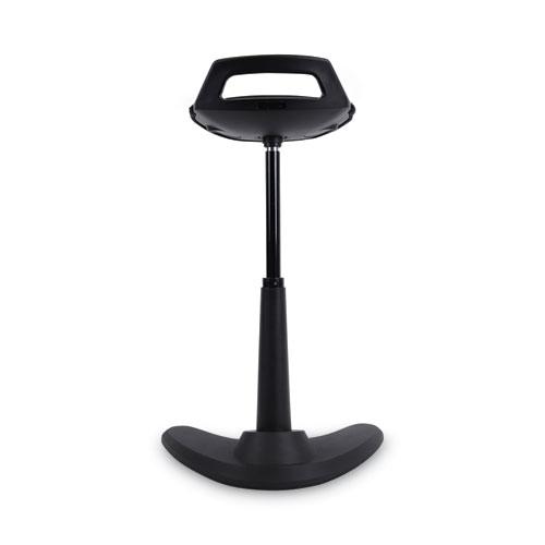 Alera AdaptivErgo Sit to Stand Perch Stool, Supports Up to 250 lb, Black. Picture 9