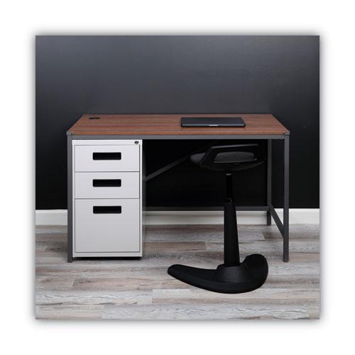 File Pedestal, Left or Right, 3-Drawers: Box/Box/File, Legal/Letter, Light Gray, 14.96" x 19.29" x 27.75". Picture 7