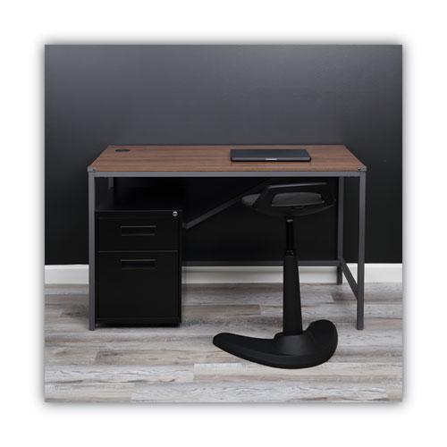 File Pedestal, Left or Right, 2-Drawers: Box/File, Legal/Letter, Black, 14.96" x 19.29" x 21.65". Picture 7